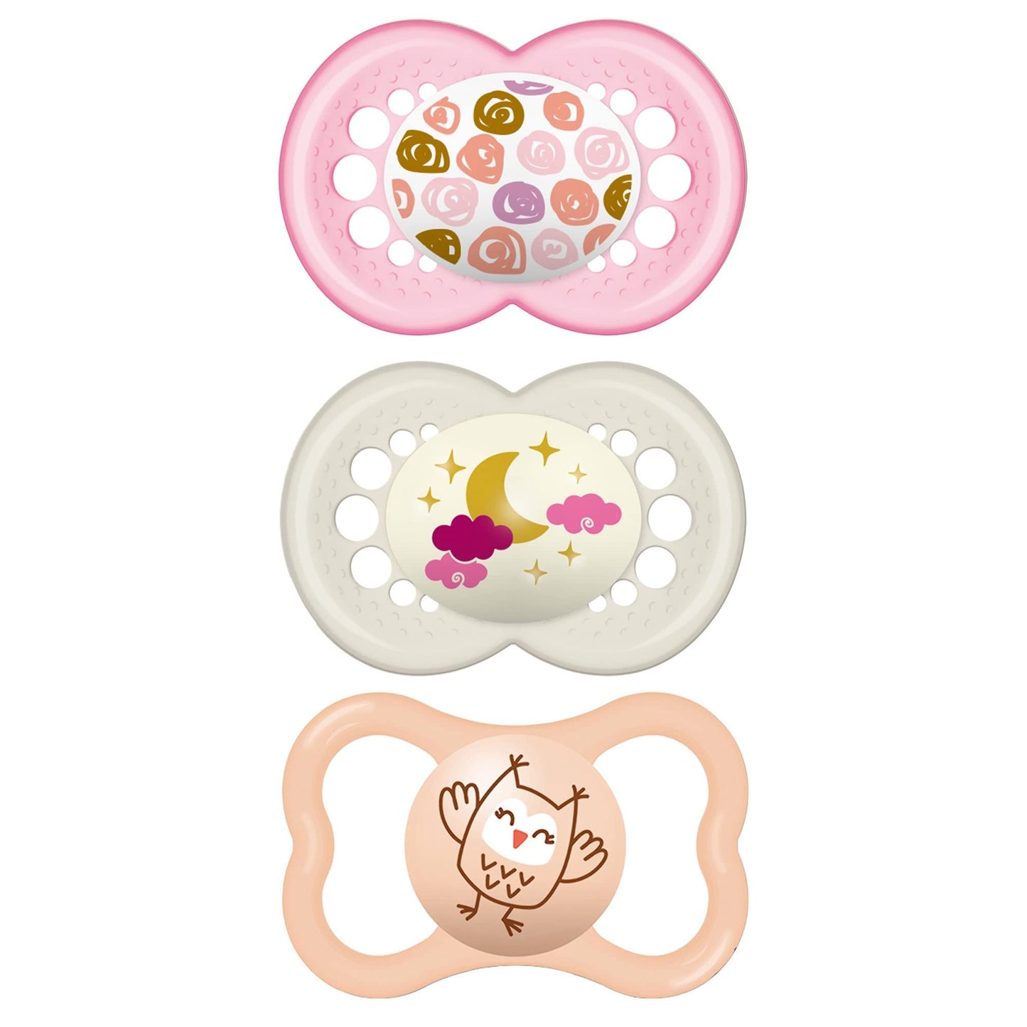 Mam Variety Pack Baby Pacifier (Girl)