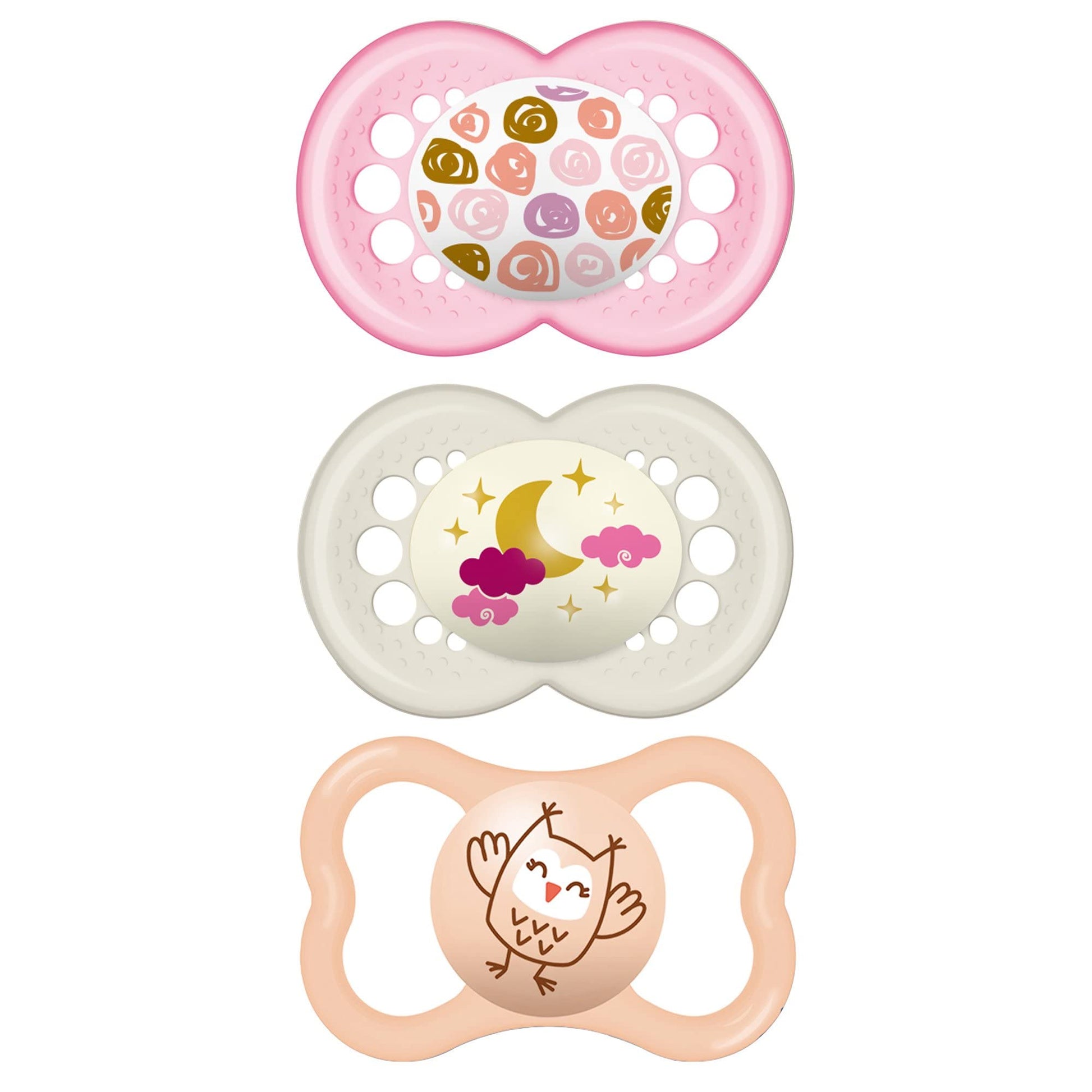 Mam Variety Pack Baby Pacifier (Girl)