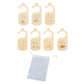 SECRET DESIRE 7 Pieces Infant Wardrobe Divider Label Hanging Clothes Dividers for Wardrobe|Other Nursery Dco