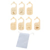 SECRET DESIRE 7 Pieces Infant Wardrobe Divider Label Hanging Clothes Dividers for Wardrobe|Other Nursery Dco