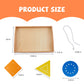Wooden Toddler Beads and String Lacing Toy Set with Tray - Educational Threading Game for Fine Motor Skills Development - Lacing