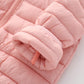 CECORC Winter Coats for Kids with Hoods Light Puffer Jacket for Girls | Baby, Infants, Toddlers, 3T,Pink