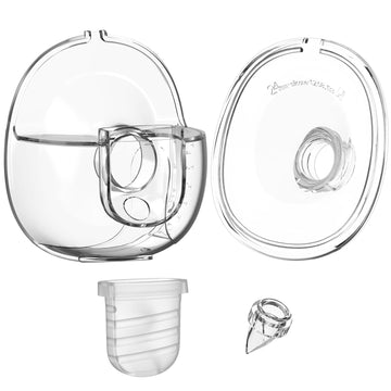 Breast Pump Parts Flange Shield 24Mm Duckbill Valve Silicone Diaphragm Milk Collector Cup Set Overall Replacement Accessories Po