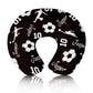 Rucekia Baby Nursing Pillow Cover - Personalized Name Soccer Theme Breastfeeding U-Shaped for Bottle Feeding, Ultra Soft Comfort