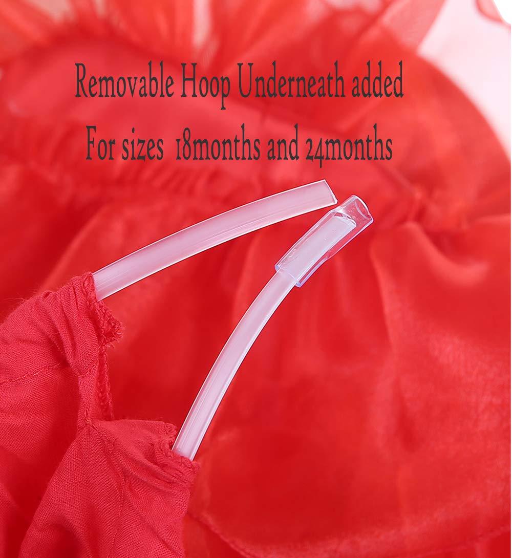 Jup'Elle Baby Girl Party Dresses Wedding Birthday Christmas Dress For Little Girls 6T