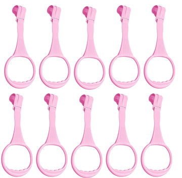 10Pcs Walk Assistant Plastic Baby Crib Pull Rings For Baby Baby Pull Up Rings Cot Hanging Rings For Infant Baby Toddler Practice