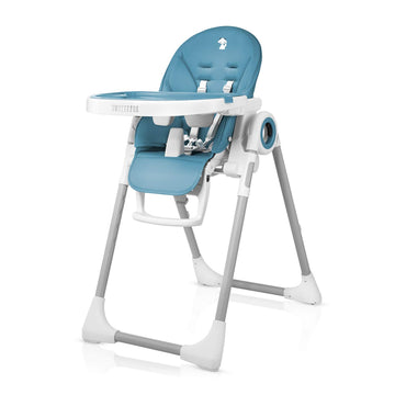 Sweety Fox Baby High Chair Adjustable To 7 Different Heights - Black Highchair - Silla Para Comer De Bebe - Foldable High Chairs