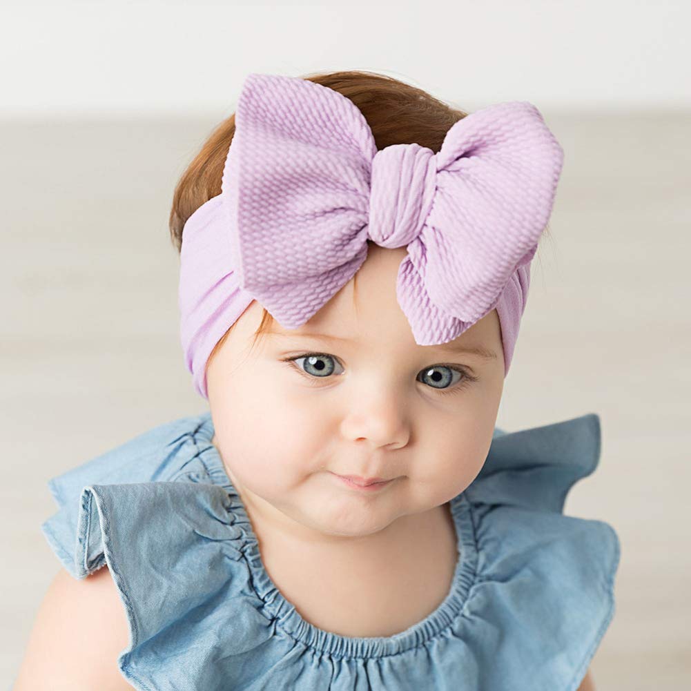 Qandsweet Baby Girl 'S Headbands And Bows Hair Accessories (7Pcs Newest01)
