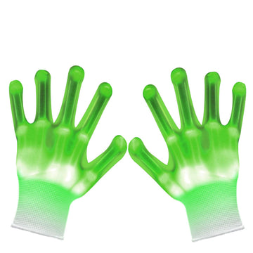Led Gloves Skeleton Flashing Light Up Toys for Kids Boys Girls Children Teens Party/Light Show/Glow Party/Halloween/Christmas/Bi