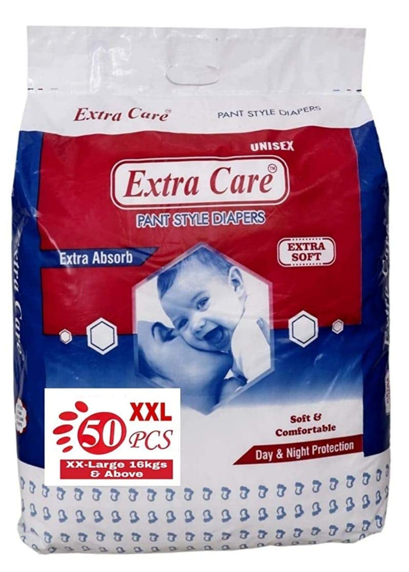 Extra Care Diapers For Babies Xxl (50 Count)