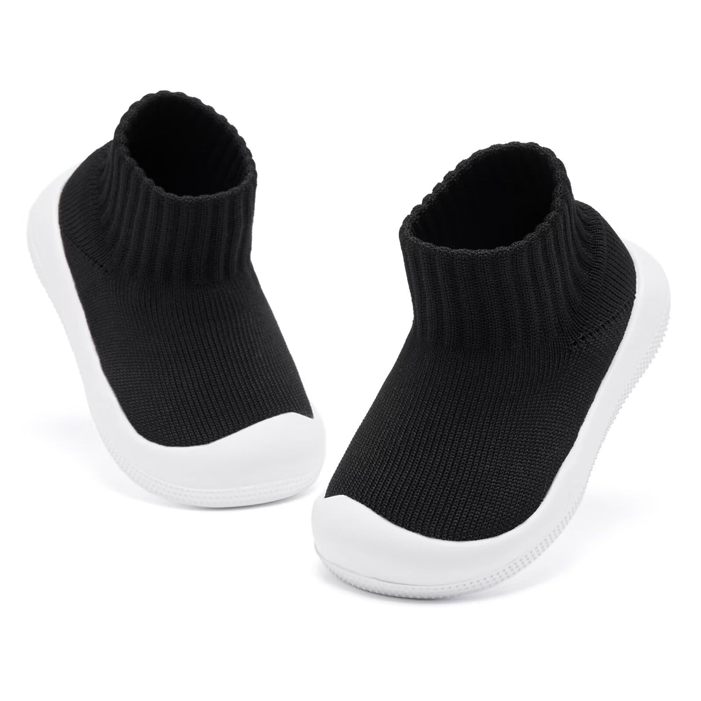 Baby Shoes Girls Boys Non Slip Baby Sock Shoes With Soft Rubber Sole Infant First Walking Sneaker Toddler Slipper Lightweight 6-
