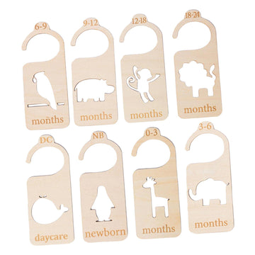 MERISHOPP8 Pieces Baby Closet Dividers Easily Organize for Wardrobe Closet Clothes|Baby|Nursery Dcor|Other Nursery Dcor