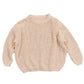 Toddler Baby Girls Knitted Sweater Fall Winter Warm Pullover Tops For Kids Boy Girl Outfits Clothes (6-12 Months, Beige New)