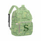Artsadd Custom Name Diaper Bag Mommy Nappy Bags, Personalized Light Green Handbags Large Capacity Shoulder Bag Multi-Function Nu