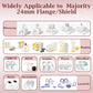 Flange Inserts 10Pcs 13/15/17/19/21Mm*2 Compatible With Momcozy S9/S9Pro/S10/S12/S12Pro/Spectra/Medela/Tsrete 24Mm Breast Pump S