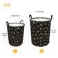 Gbuzozie Golden Dogs Animal Paws Round Laundry Hamper Storage Basket Toys Clothes Organizer Bin For Home Bathroom Bedroom Dorm N