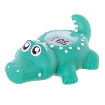 Dreambaby Floating Crocodile Bath Thermometer - Water Temperature Monitoring For Newborns, Infants, Toddlers - Rubber Croc Toy W