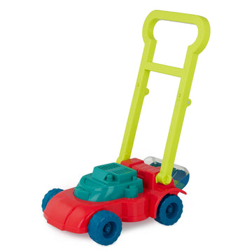 B. toys - Toy Lawn Mower - Bead Tumbler - Classic Push Toy for Kids, Toddlers - Easy Folding Storage - Indoor Outdoor Push Garde