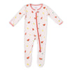 Watermelon Footie For Baby - 95% Viscose Made From Bamboo, 5% Spandex - Imported (8-24 Months)