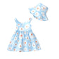 Toddler Girl Clothes Little Girl Summer Dresses Blue Daisy Sleeveless Dresses Sundress Summer Outfits Toddler Dress For Girls 2T