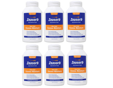 Zeasorb Prevention Super Absorbent Powder - 2.5 Oz, Pack Of 6