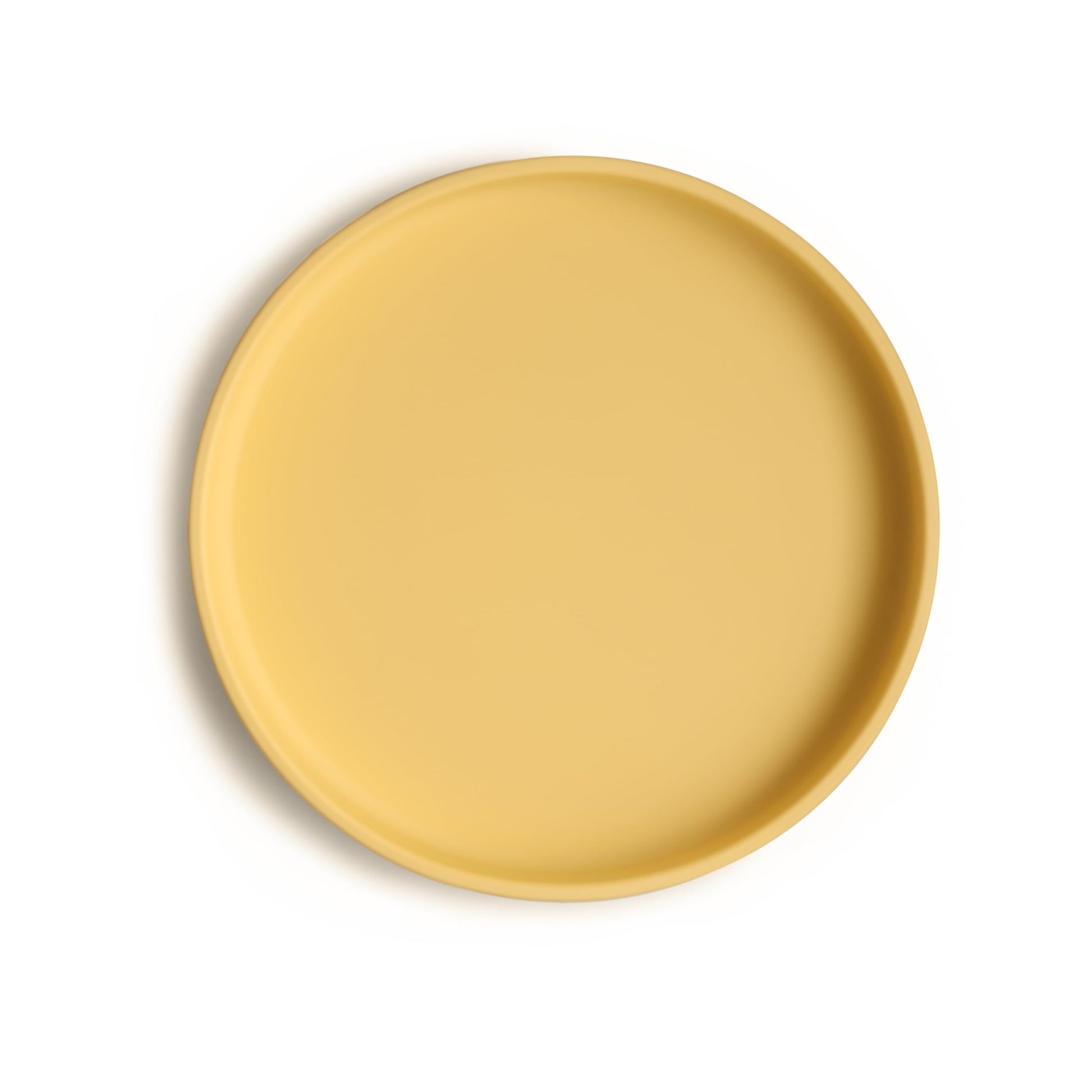mushie Classic Silicone Suction Plate | BPA-Free Non-Slip Design (Daffodil)