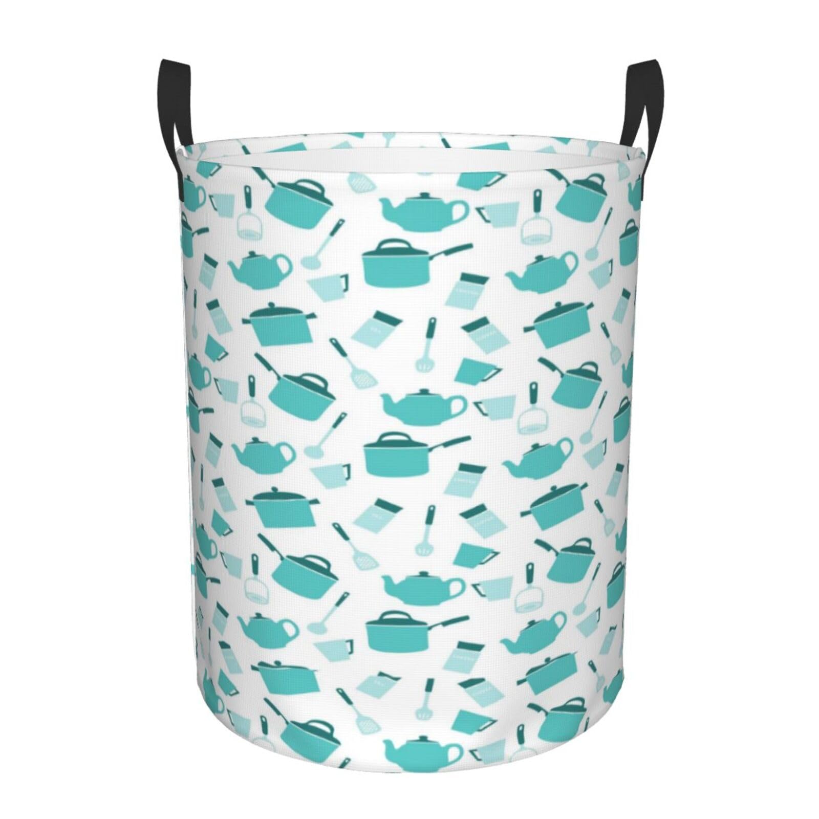 Pevtufa Utensiles Foldable Laundry Basket Organizer,Fabric Clothes Toy Storage Basket Nursery Hamper Storage Bin For Household B