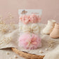 Hair Sparkles Baby Headbands For Baby Girls, Soft Lace Bow & Flower, Stretchable, Multi Colors, Newborn To Toddler (Pack Of 3)