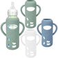 3 Pack Silicone Sleeves For Dr. Brown'S Glass Baby Bottles - Drop Protection Baby Bottle Sleeves,Compatible With Dr. Brown'S New