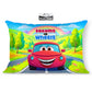 Brizberry Kids Pillow Cushion With Super Soft Fabric | Animal & Cartoon Prints | 12X18 Inches (Design 6)