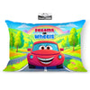 Brizberry Kids Pillow Cushion With Super Soft Fabric | Animal & Cartoon Prints | 12X18 Inches (Design 6)