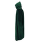 Durio Hooded Cloak Kids Hooded Cape Sarah Sanderson Kids For Halloween D Green X-Small