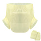 Cutieplusu Adult Diapers Heavy Absorption Dry Surface Disposable Adult Diaper All Night-Yellow 2 Pieces (Medium 28'-38')