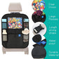 Funbliss Car Seat Protector + Kick Mats Car Backseat Organizer Black,Suitable For All Cars,Xl Largest Car Seat Cover For Child B