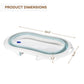 Childlike Behavior Portable Foldable Bathtub For Babies, Newborns, Infants, Toddlers - Collapsible, Folding Baby Soaking Bath Tu