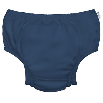 I Play Unisex Swim Diaper Navy Solid-3T
