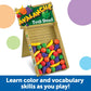 Learning Resources Avalanche Fruit Stand - 42 Pieces, Ages 3+ Toddler Learning Toys, Fine Motor/Grip Game, Develops Color Matchi