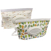 Portable Pouch Bags Set, 2 Pack Wet Wipe Holder Container, Reusable And Refillable Personal Travel Wet Wipes Dispenser Cases