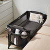 BEKA 4 in 1 Baby Bassinet Bedside Sleeper, Baby Bedside Crib 4 Functions, Bedside Bassinet Crib Sleeper, Playard, Changing Table