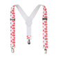 1St Valentine'S Day Outfit Boy Baby Toddler Cupid Costume Infant First 1St Birthday Outfit Cake Smash Adjustable Suspender Bowti