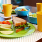 Green Eats 4 Pack Snack Plate, Green