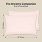 Keababies 2-Pack Toddler Pillow 14X20 - Soft Organic Cotton Kids Travel Bed Pillows For Sleeping, School, Nap, Machine Washable,