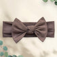 Babygiz Baby Girl Headbands-Infant,Toddler Cotton Handmade Hairbands With Bows Child Hair Accessories (Brown)