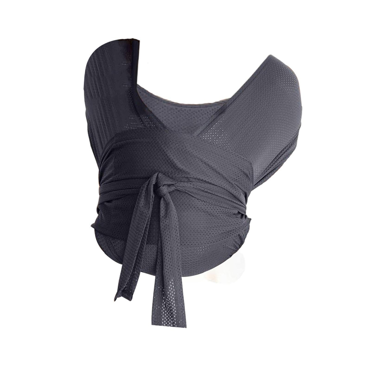 CALANDIS Baby Wrap Carrier for Newborn Infant Stretchy Easy to Wear Hands Free Slings Gray L | Carriers Slings & Backpacks