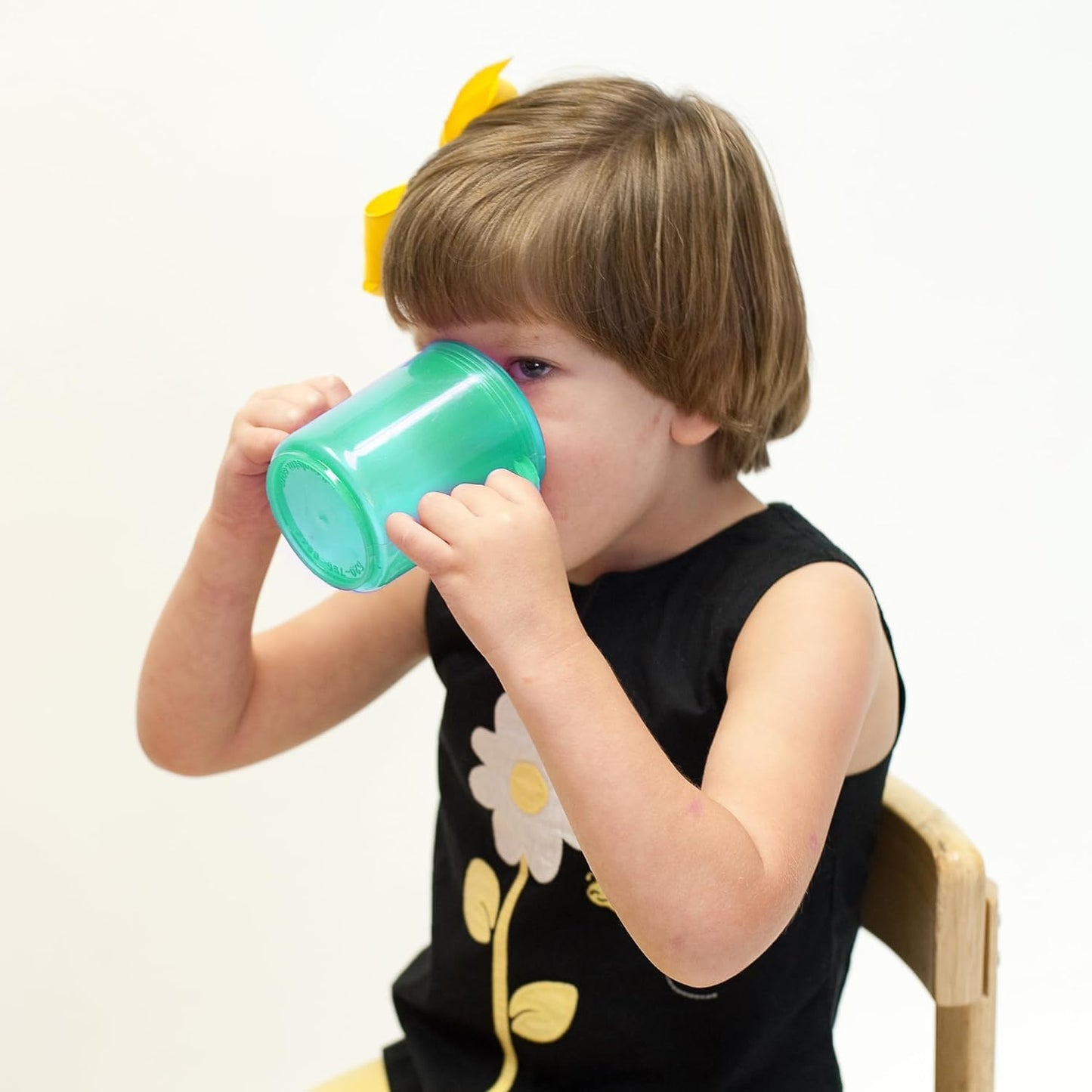 Talktools Recessed Lid Cup With Handles - Leak Proof | Promotes Oral Motor Skills, Lip Closure, And Self Feeding | Alternative T