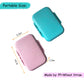 Tooth Fairy Box & Baby Tooth Keepsake Case For Kids- Natural Wheat Straw & Pp Material, Easy-Write Eva Liner - Blue