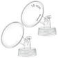 Maymom Pump Part Compatible with Spectra Ameda Luna Pumps, Incl Wide-Mouth 15mm Flange; Not Original Spectra S1 S2 9 Plus Synerg