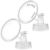 Maymom Pump Part Compatible with Spectra Ameda Luna Pumps, Incl Wide-Mouth 15mm Flange; Not Original Spectra S1 S2 9 Plus Synerg