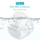 Paruu P10 Full Set Collector Cup, Original Breast Pump Parts, Wearable Breast Pump Replacement Accessories, 1 Set