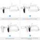 Holaca Baby Monitor Mount Bracket For Infant Optics Dxr-8 Infant Optics Dxr-8 Pro Baby Monitor, Compatible With Universal Baby C